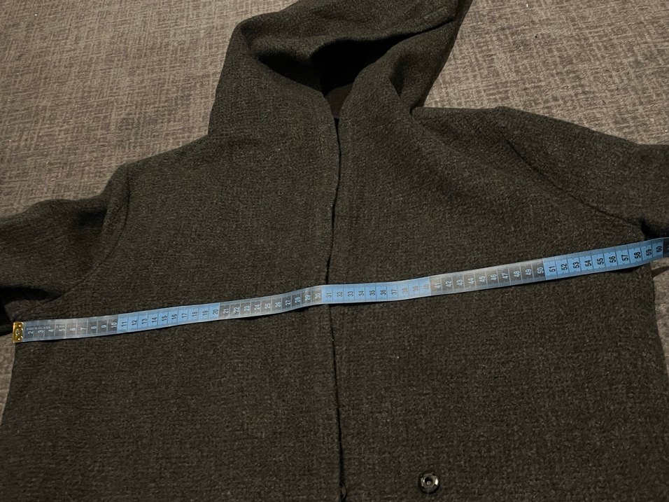 Unisex Koton Uzun Kapüşonlu Kaban Palto - Görsel 4