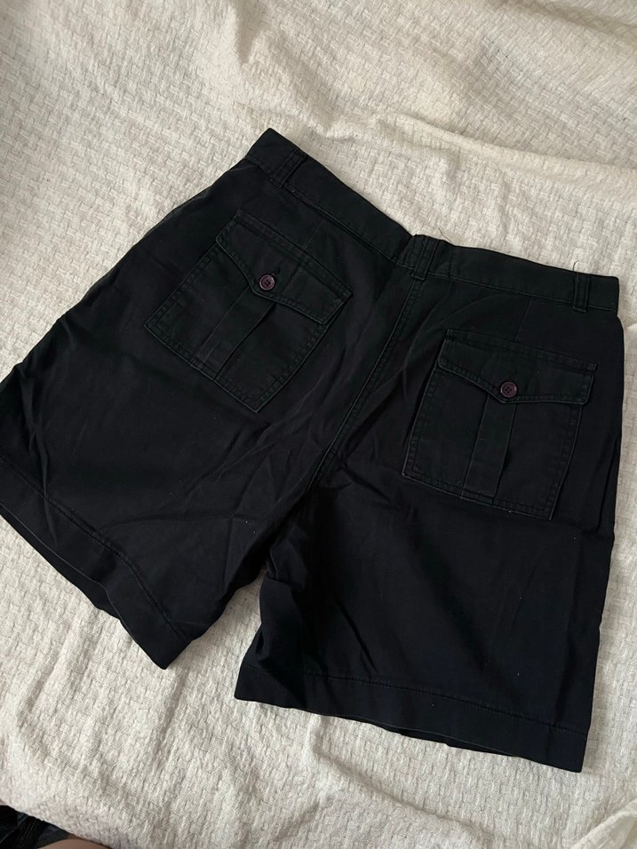 Grunge Y2k Siyah Şort - Görsel 4