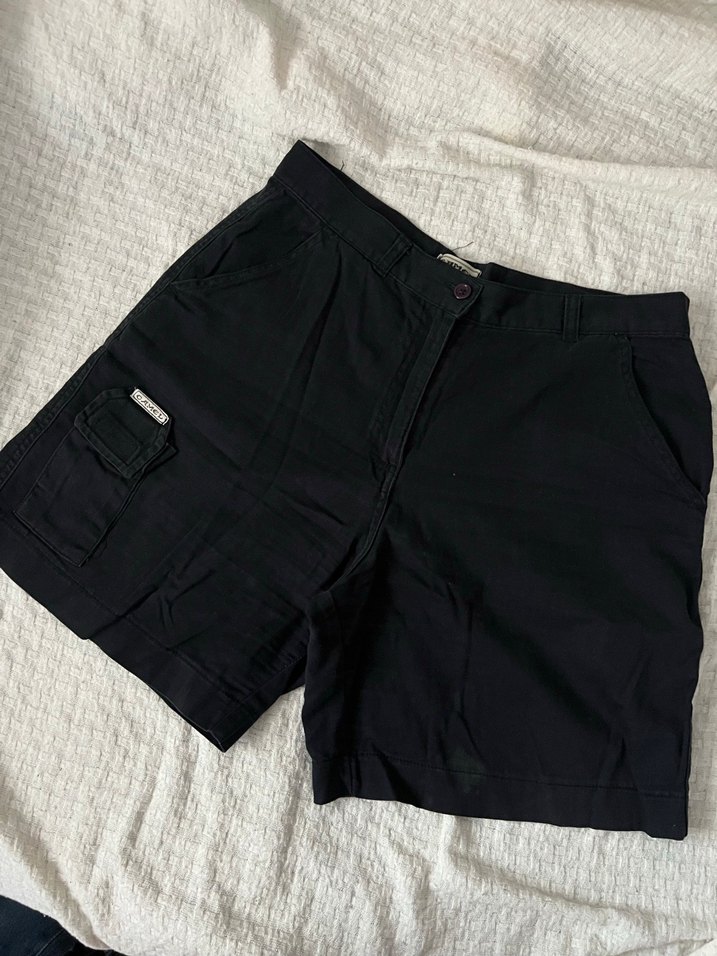 Grunge Y2k Siyah Şort - Görsel 2