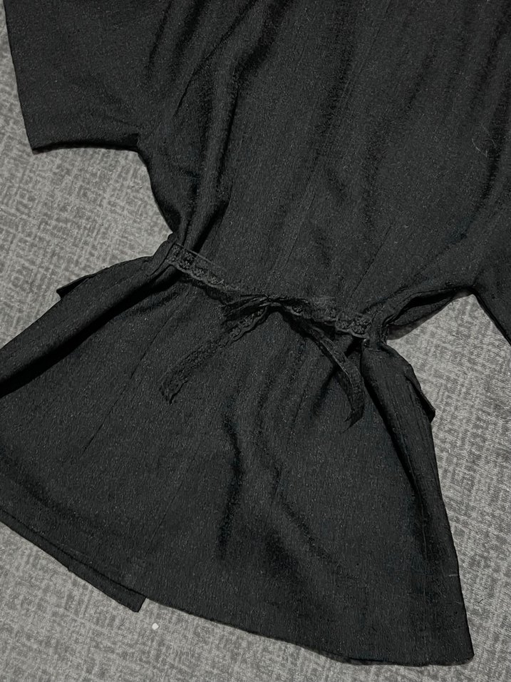 Bel Daraltmalı Kemerli Gömlek Gotik - Görsel 2