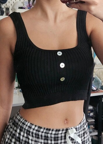 Quzu Crop Bluz
