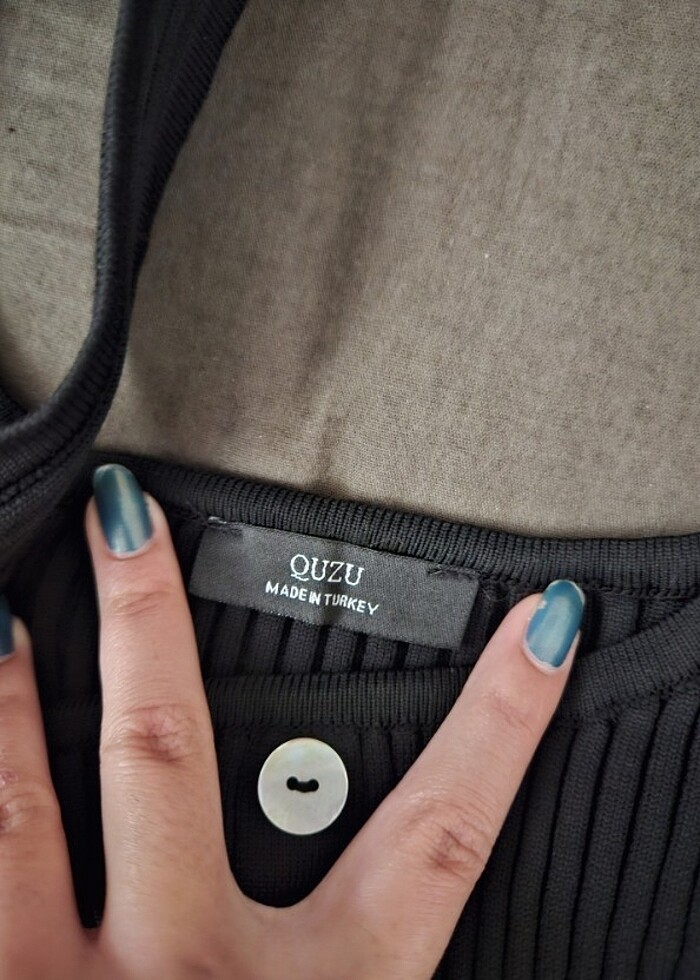 Quzu Crop Bluz - Görsel 3