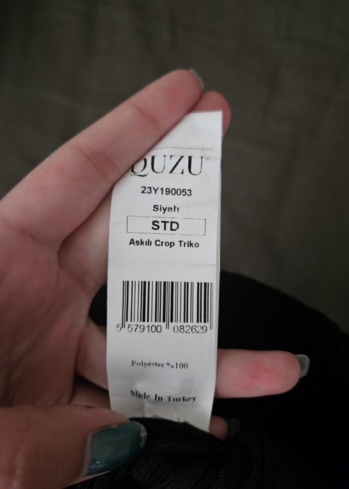 Quzu Crop Bluz - Görsel 5