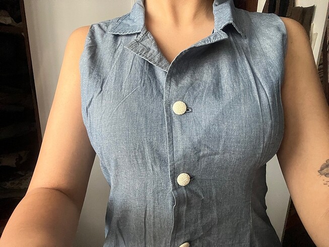 Grunge Y2K Kot elbise - Görsel 5