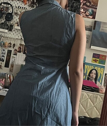 Grunge Y2K Kot elbise - Görsel 6