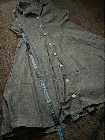 Grunge Y2K Kot elbise - Görsel 9