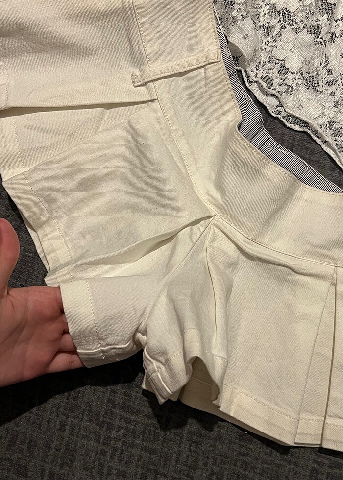 Mini Pileli Şort Etek Coquette Gotik Y2k Fairycore - Görsel 2