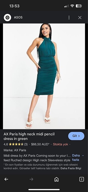 AX Paris elbise - Görsel 7