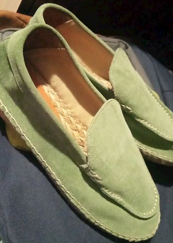 Yeşil Süet Erkek Espadril