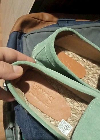 Diğer Yeşil Süet Erkek Espadril