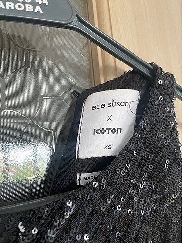 xs Beden Koton Payetli Elbise