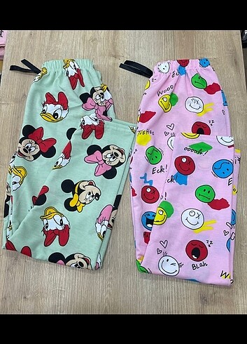 Bedenli bayan pijama 2 iplik