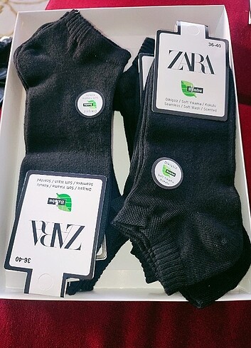 Bayan bambu çorap - Görsel 6