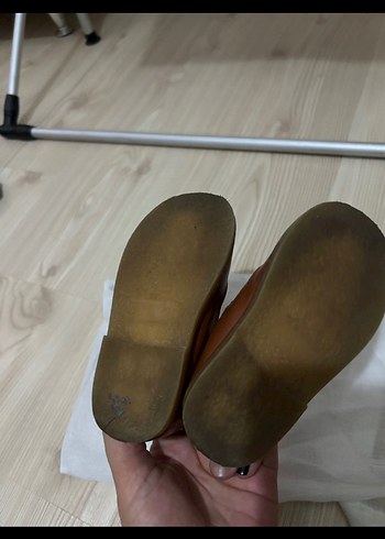 Kız Çocuk Kahverengi Tokalı Babet Ayakkabı - Görsel 2