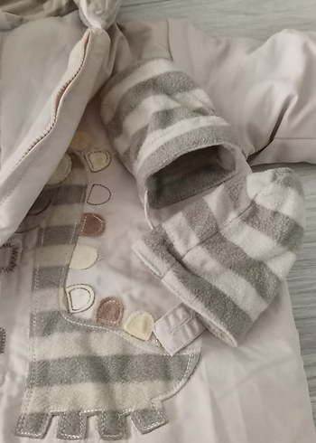 Kapüşonlu Gri tulum - Görsel 5