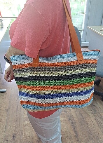 El örmesi canta (kağıt ip) - Görsel 7