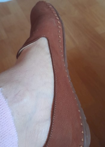 Kahverengi Süet Kadın Dolgu Topuk Espadril - Görsel 3