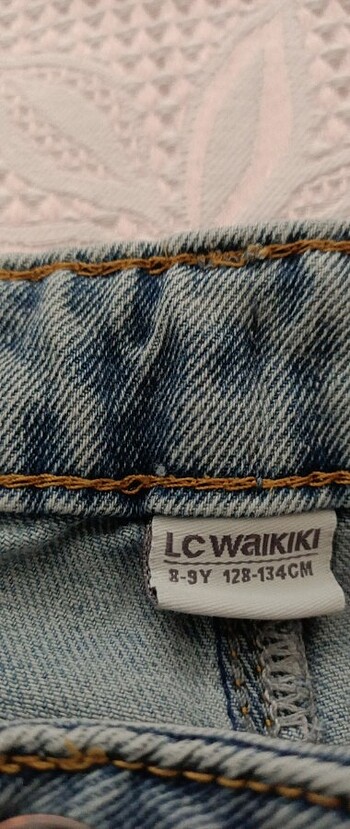 9 Yaş Beden mavi Renk LCW kız çocuk pantolon
