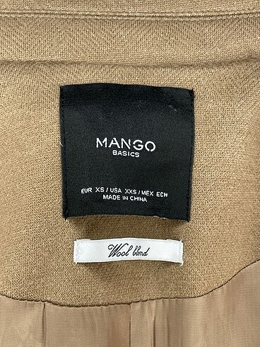 xs Beden çeşitli Renk Mango Kaban %70 İndirimli.