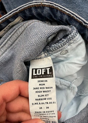 Gevşek Kesim Bağlamalı Mavi Kadın Denim Pantolon - Görsel 3