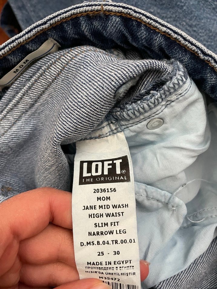 Gevşek Kesim Bağlamalı Mavi Kadın Denim Pantolon - Görsel 3