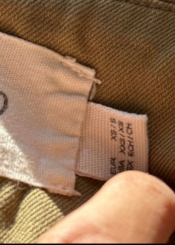 Kadın Haki Vintage Uzun Tulum Fermuarlı - Görsel 6