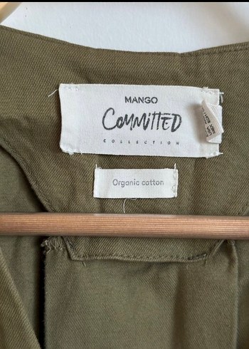 Kadın Haki Vintage Uzun Tulum Fermuarlı - Görsel 5