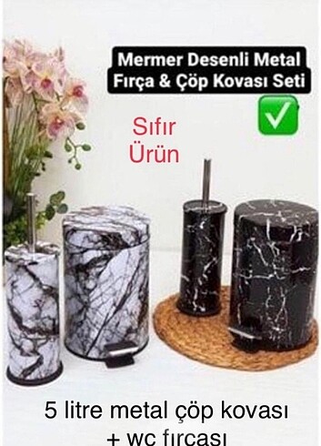 Diğer 2li #SET 5lt #ÇÖP #KOVASI + #WC #FIRÇASI