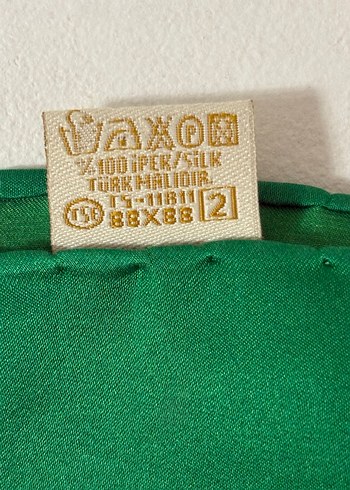 ARMINE Parlak Yeşil İpek Şal - Görsel 6