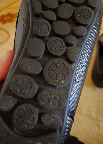 Kadın Siyah Tokalı Düz Ayakkabı - Görsel 7