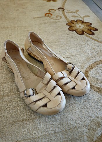 36 Bej Kadın Günlük  Babet - Görsel 3