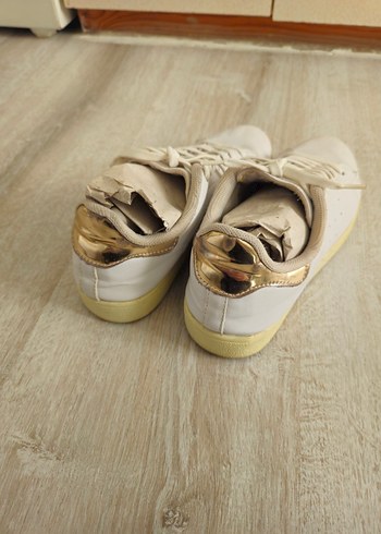 Beyaz Kadın Spor Ayakkabı - Görsel 3