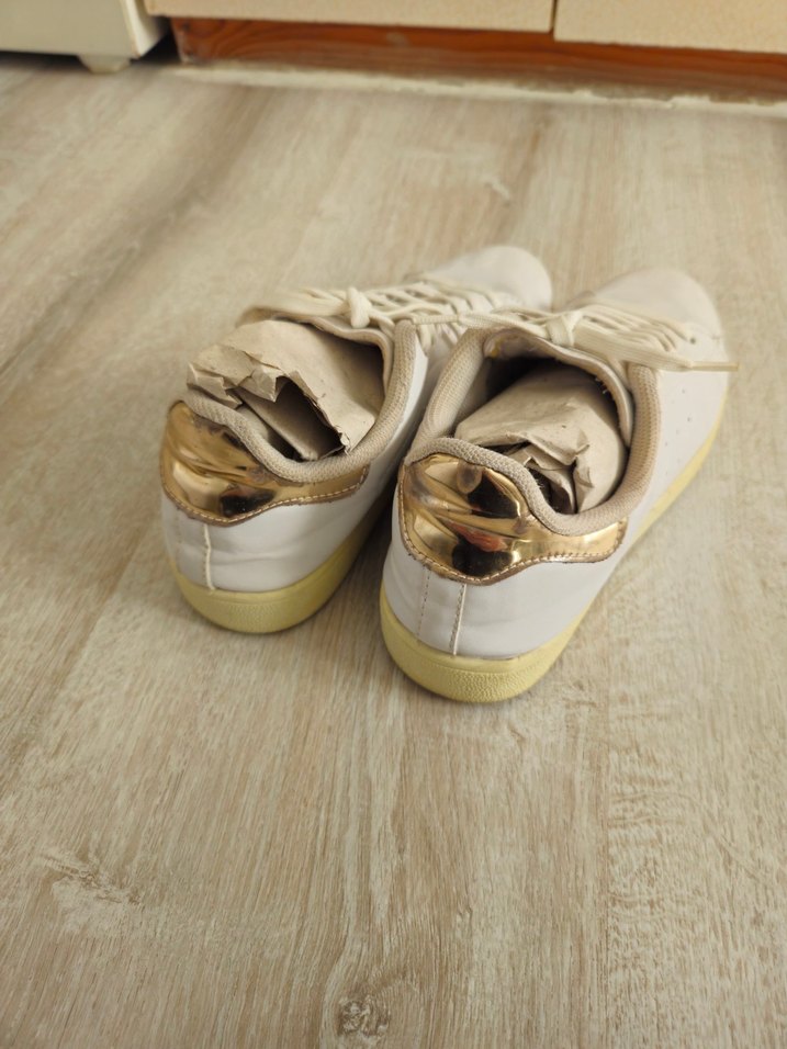 Beyaz Kadın Spor Ayakkabı - Görsel 3