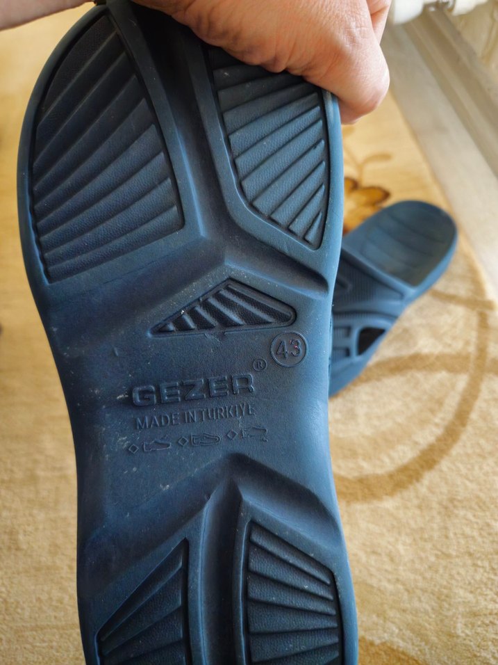 Mavi Erkek Terlik - Görsel 3