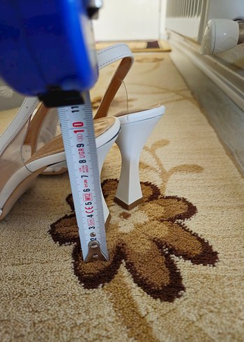 Beyaz Topuklu Abiye gelin Ayakkabısı - Görsel 6