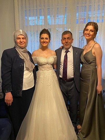 36 Beden haki Renk Abiye elbise