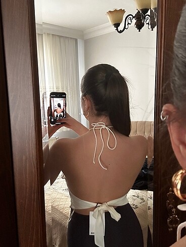 l Beden beyaz Renk Yazlık crop