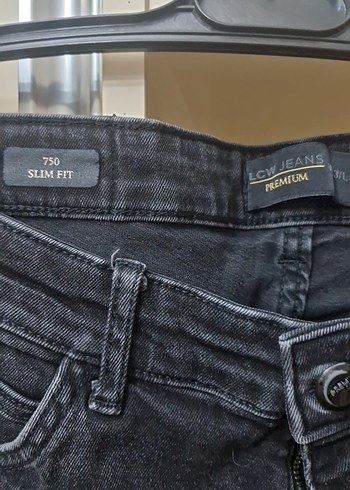 Gri Erkek dar Kesim Kot Pantolon - Görsel 2