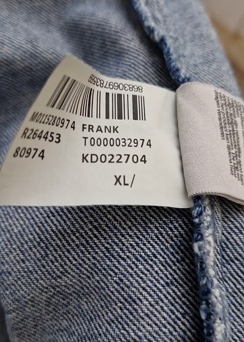 Mavi Düğmeli erkek Denim Ceket - Görsel 5