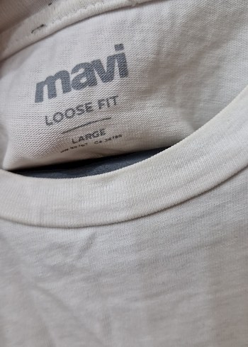 Erkek Beyaz Kısa Kollu Pamuklu Tişört - Görsel 2