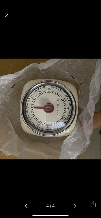 Zara Home zaman ayarlayıcı çalar saat mutfak 