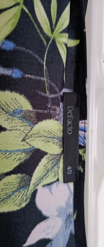 Defacto 40beden yaxlık astarsız elbise - Görsel 6