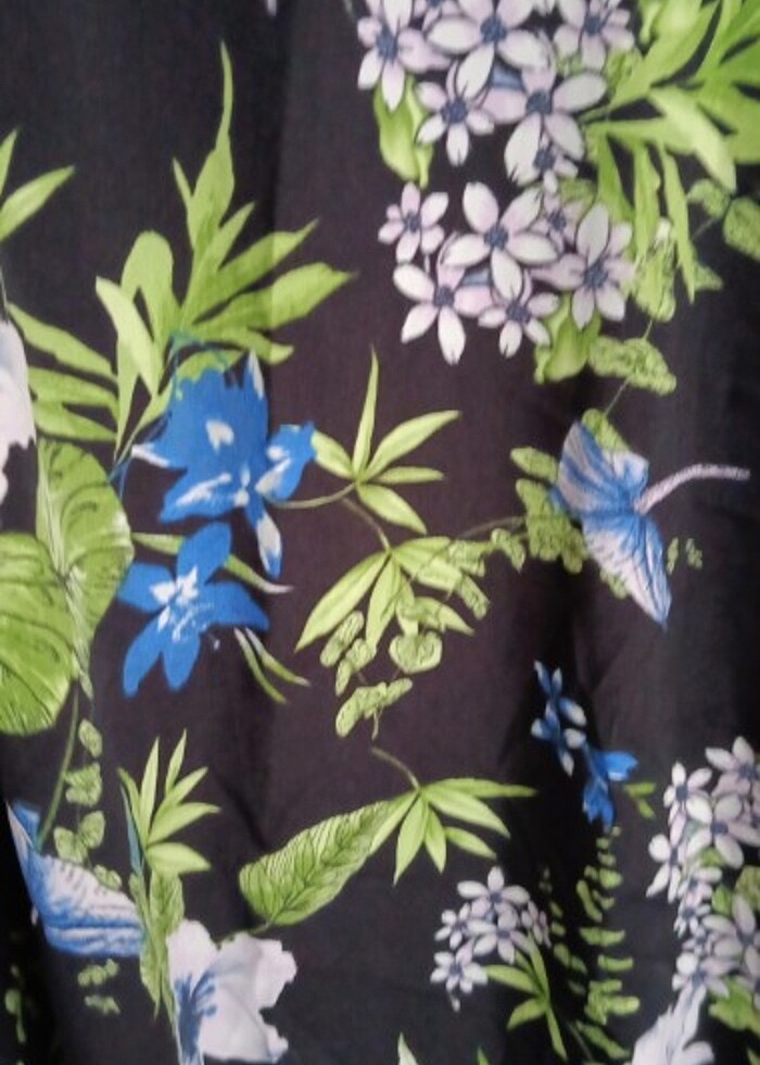 Defacto 40beden yaxlık astarsız elbise - Görsel 5