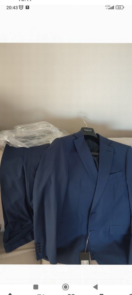 Erkek Lacivert Modern Klasik Takım Elbise - Görsel 2