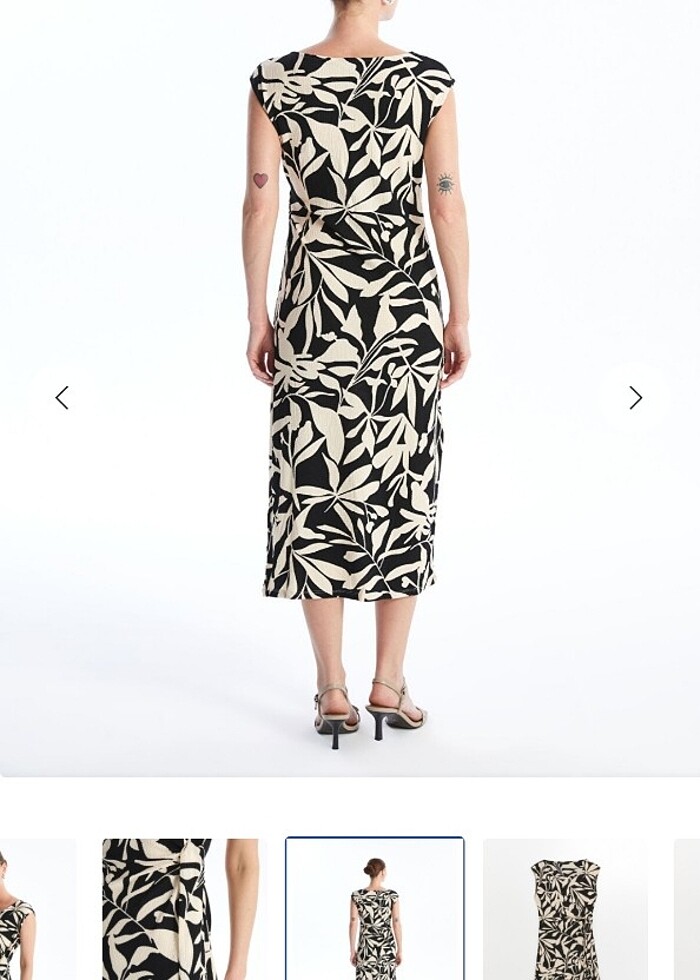 Midi boy elbise  - Görsel 2