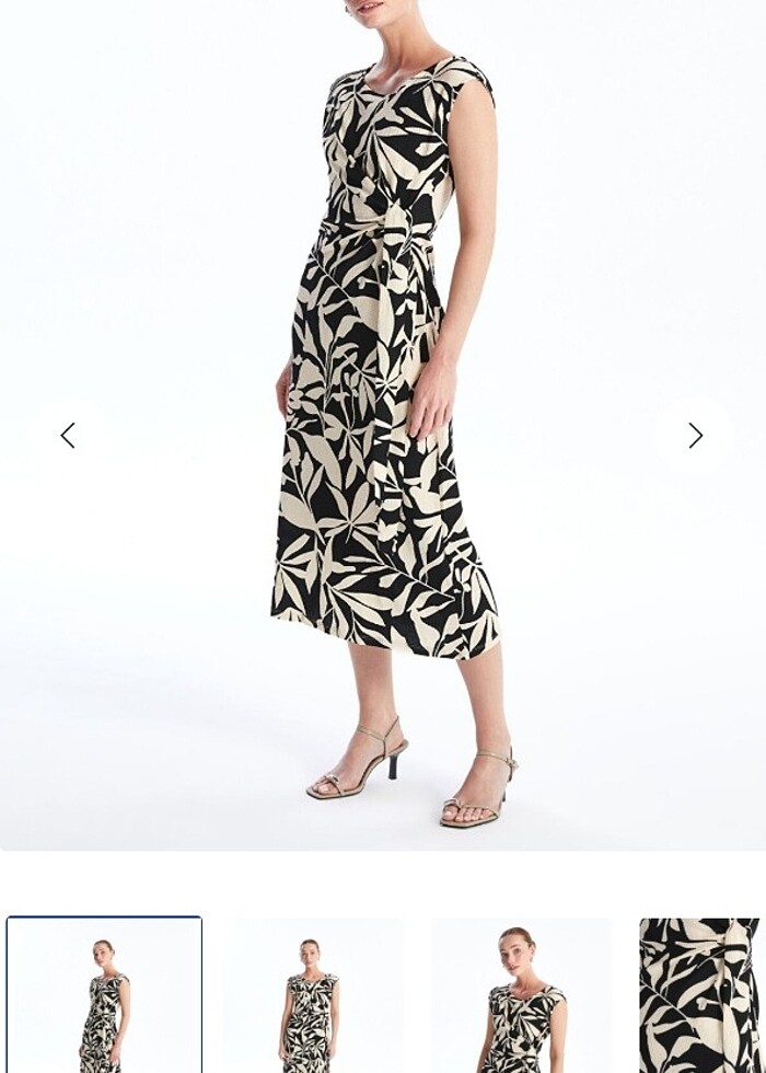 Midi boy elbise  - Görsel 4