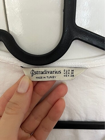 Stradivarius Stradivarius Bebe yaka poplin bluz