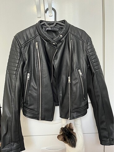 Zara Zara biker deri ceket