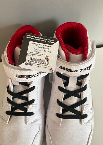 Beyaz Renkli Beşiktaş Baskılı Erkek Spor Ayakkabı - Görsel 2