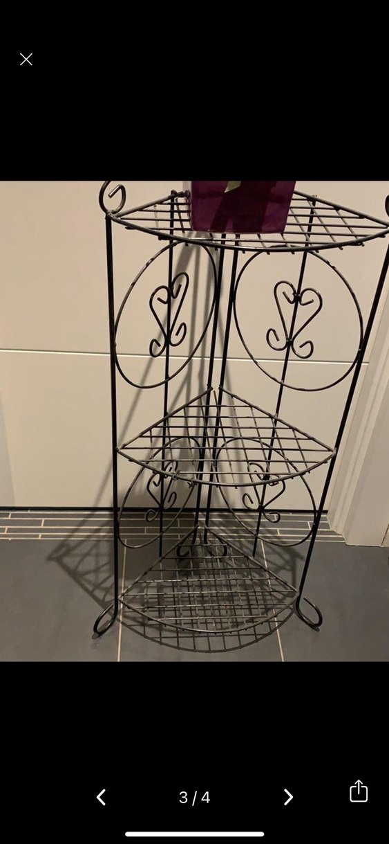 Metal  çiçeklik veye Mutfak Rafı - Görsel 2